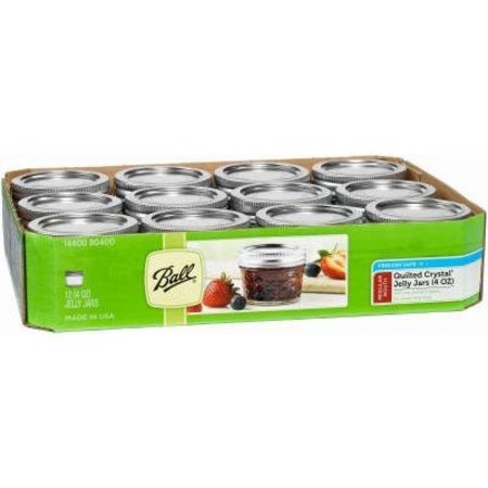 RUBBERMAID Ball 12PK 4OZ Jelly Jar 1440080400